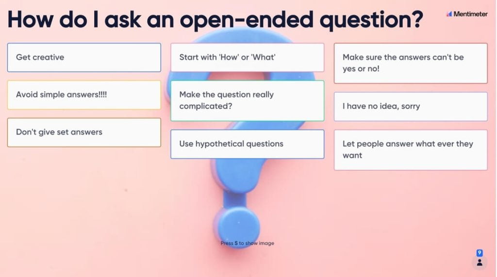 best improvement questions