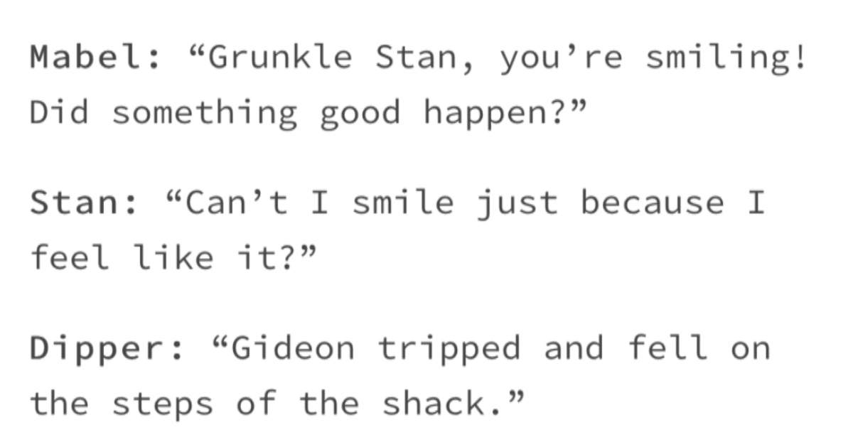 best incorrect gravity falls quotes