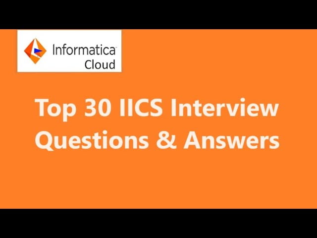 best informatica cloud interview questions
