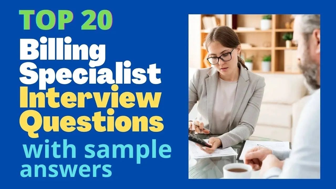 best interview questions billing specialist