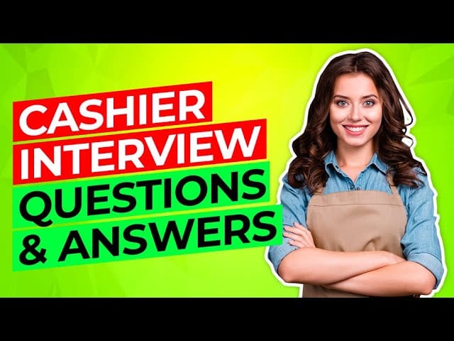 best interview questions for head cashier