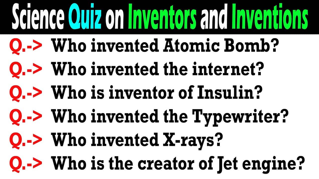 best inventions trivia questions and answers
