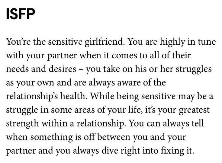 best isfp quotes