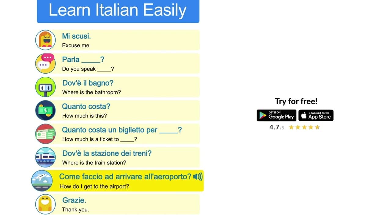 best italian questions