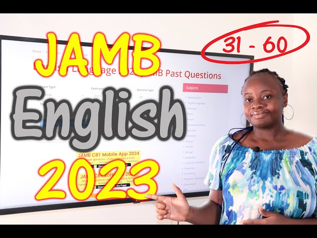 best jamb past questions