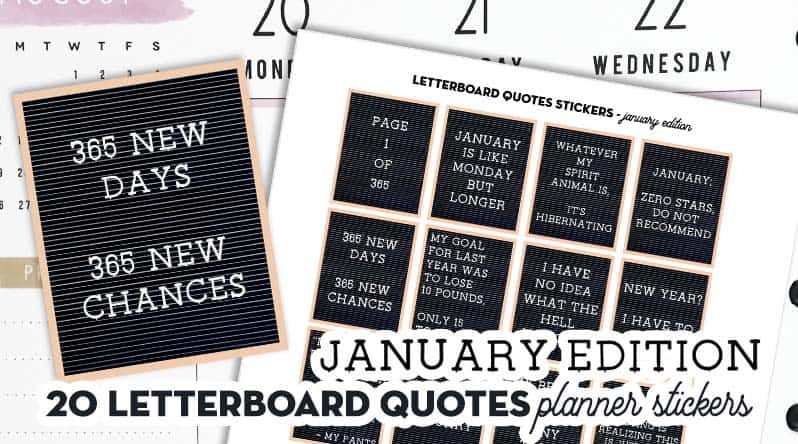 best january letter board quotes