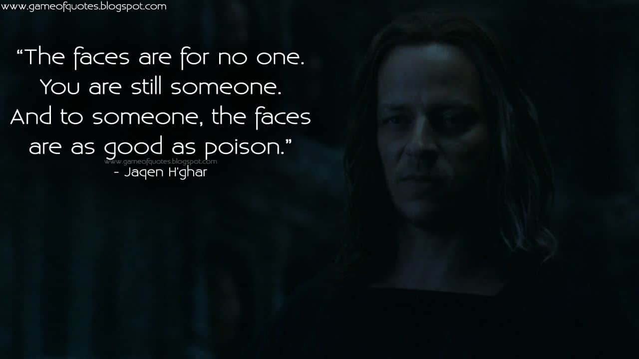 best jaqen h ghar quotes