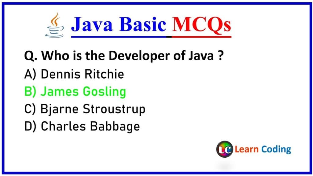 best java mcq questions