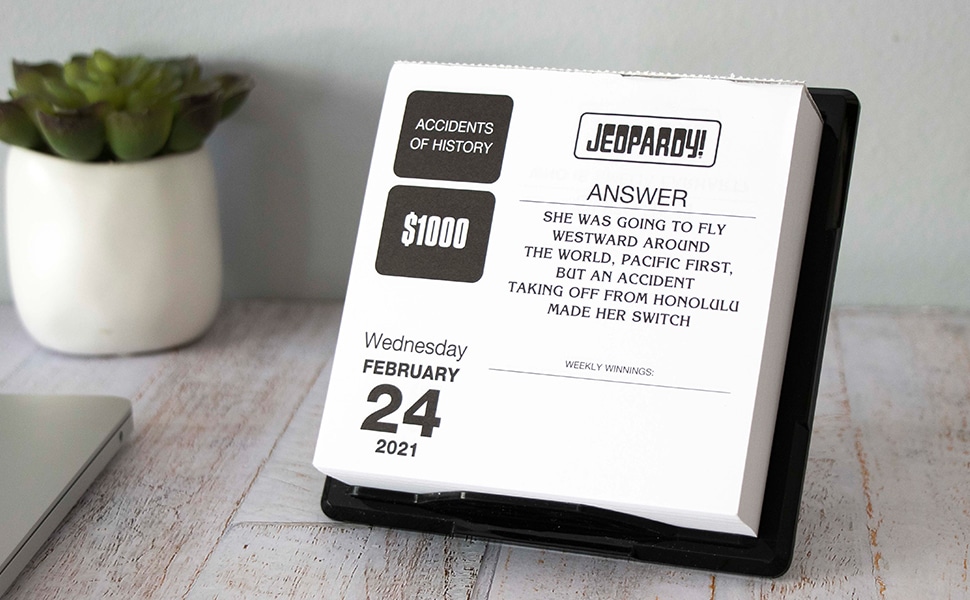 best jeopardy calendar questions and answers