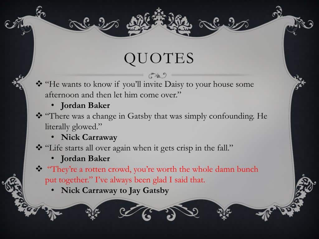 best jordan baker quotes chapter 1