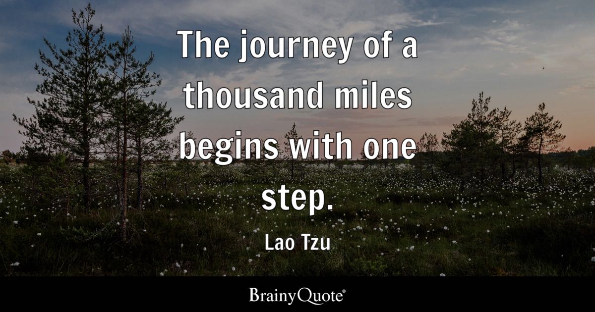 best journey of a thousand miles quotes