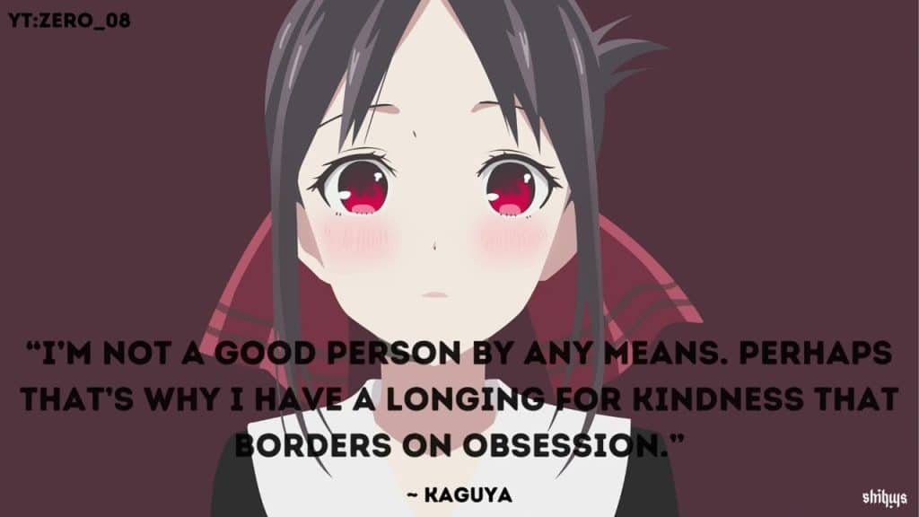 best kaguya shinomiya quotes