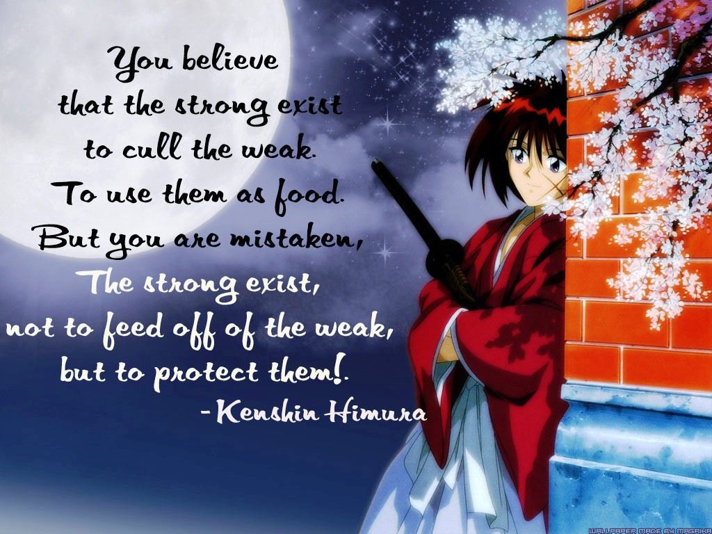best kenshin himura quotes