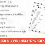 best kid interview questions