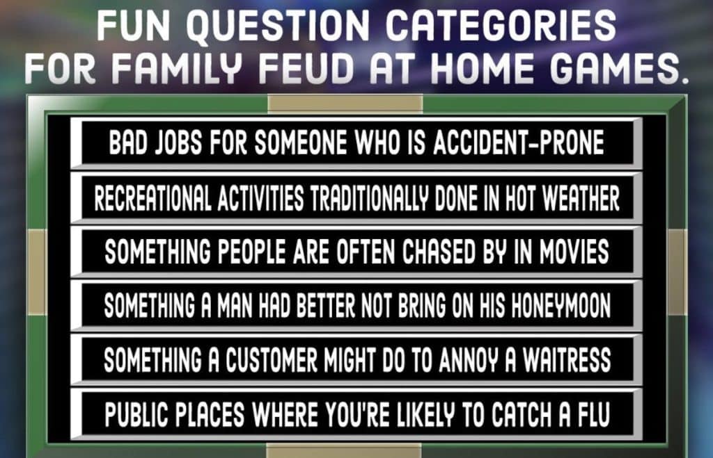 best kids family feud questions