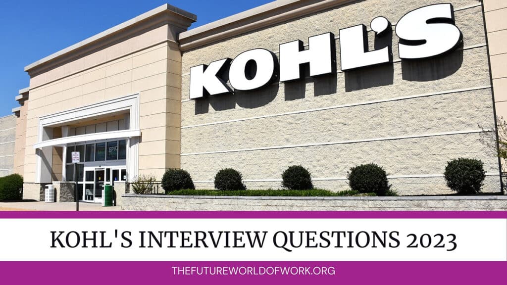 best kohl freight associate interview questions
