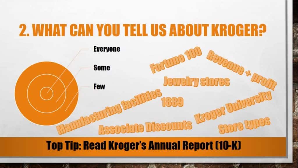 best kroger interview questions