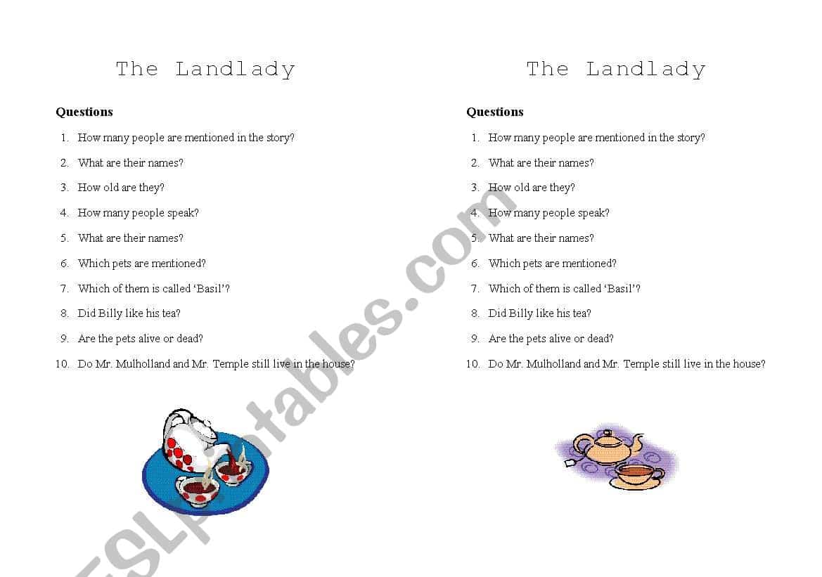 best landlady questions