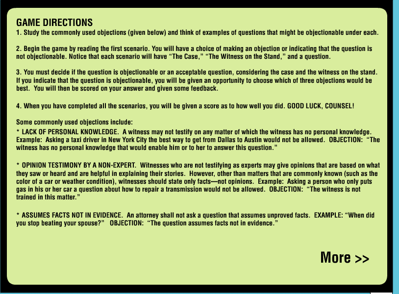 best legal questions examples