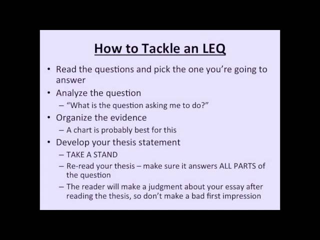 best leq questions