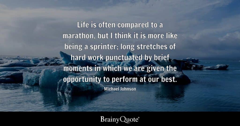 best life is a marathon quotes
