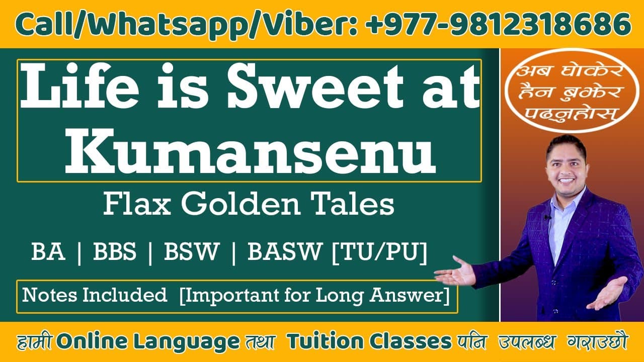 best life is sweet at kumansenu questions and answers