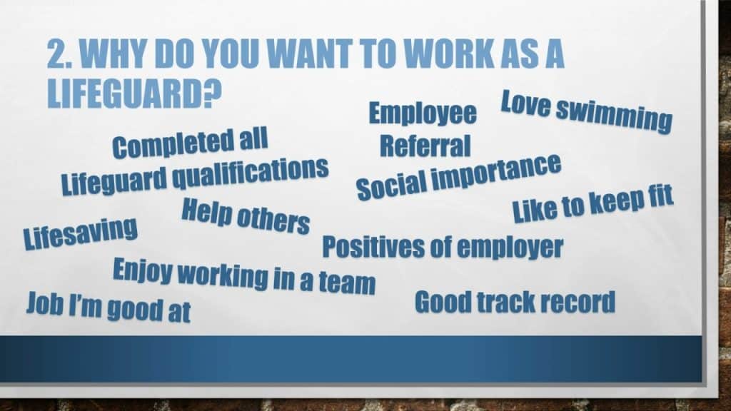 best lifeguarding questions and answers