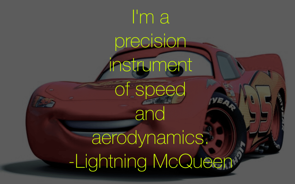 best lightning mcqueen quotes speed