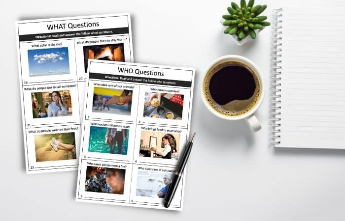 best logical questions speech therapy