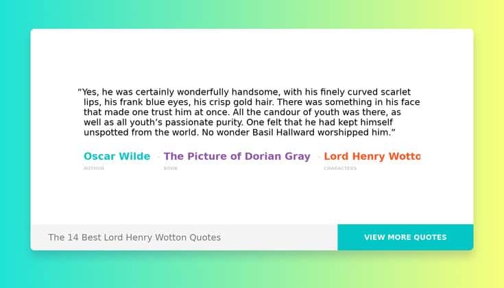 best lord henry quotes