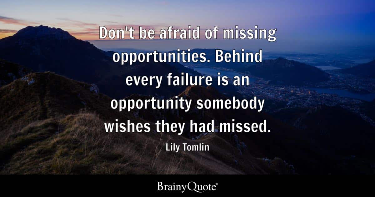 best lost opportunity quotes