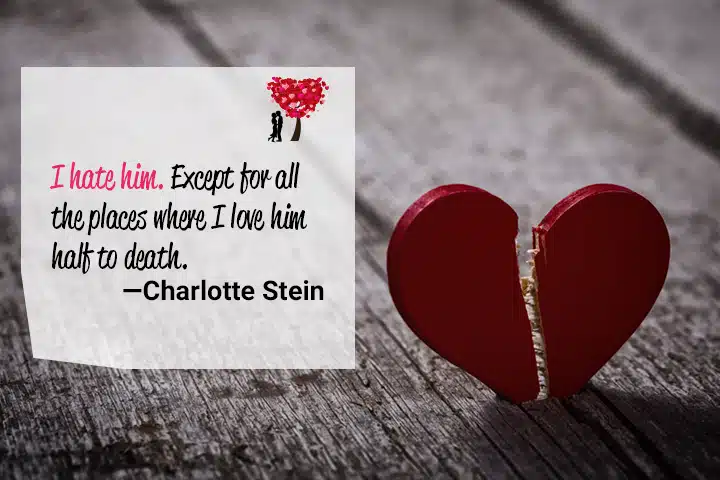 best love hate quotes for him