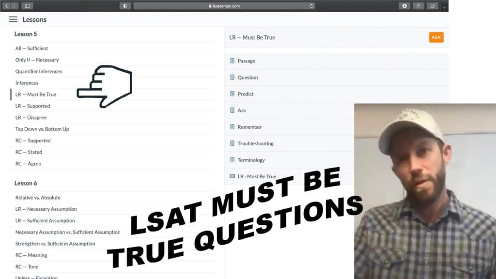 best lsat must be true questions
