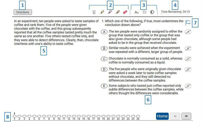 best lsat sample questions