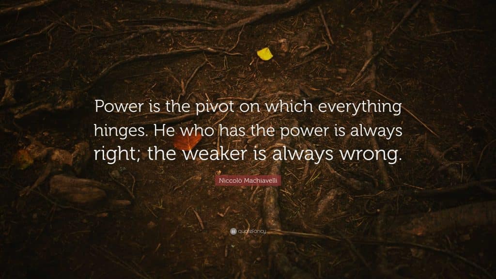 best machiavelli quotes on power scaled