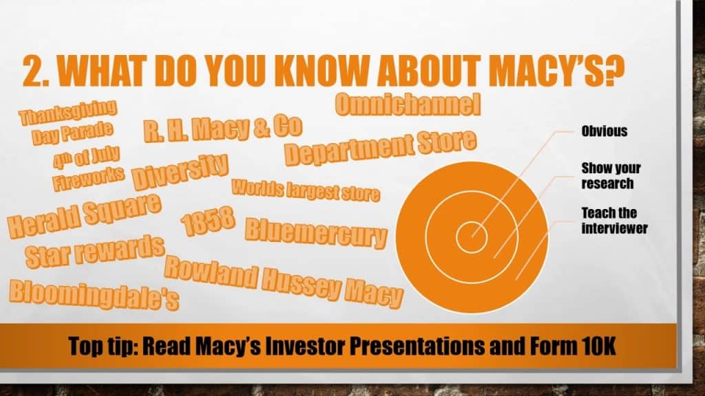 best macys interview questions