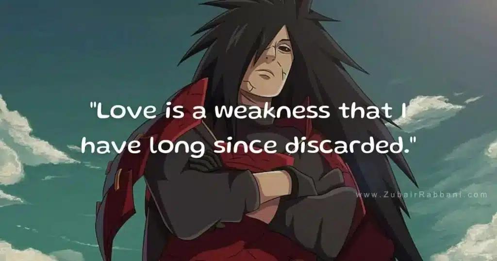 best madara quotes about love