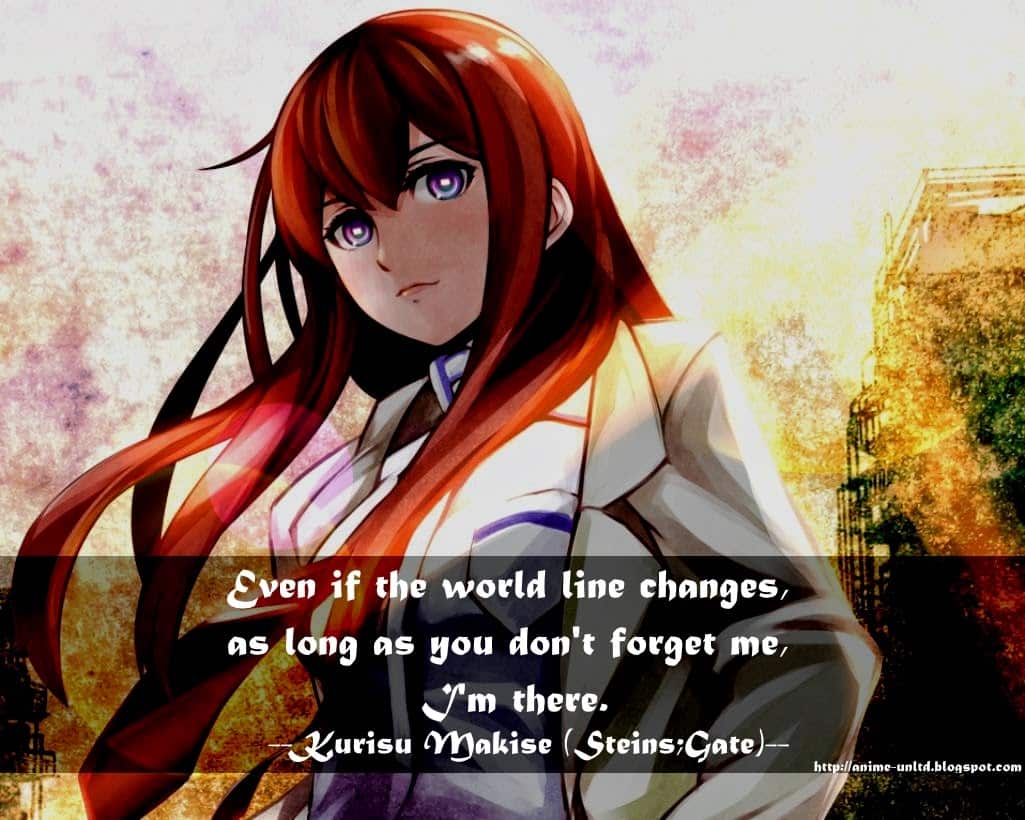 best makise kurisu quotes