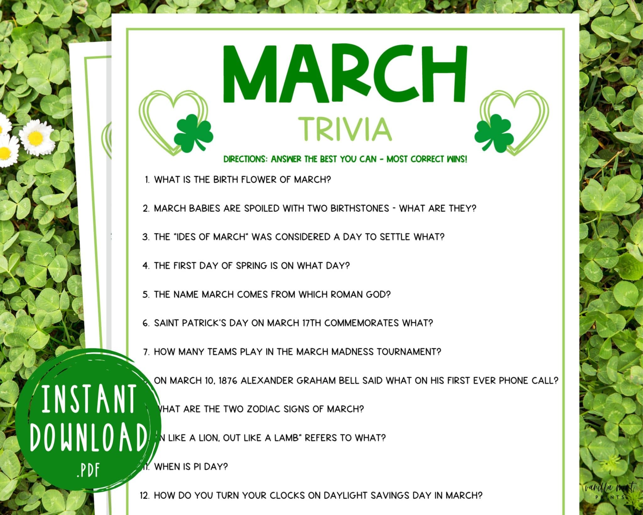 best march trivia questions scaled