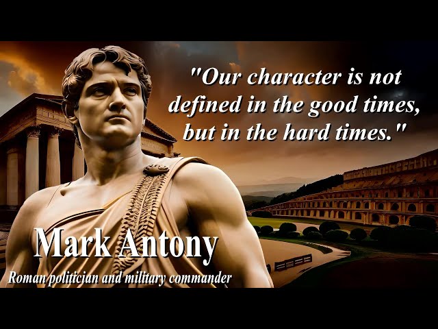 best mark anthony quotes