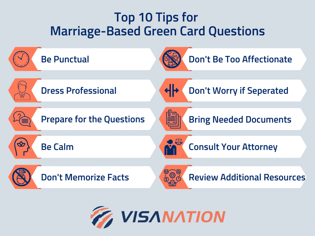 best marriage questions immigration