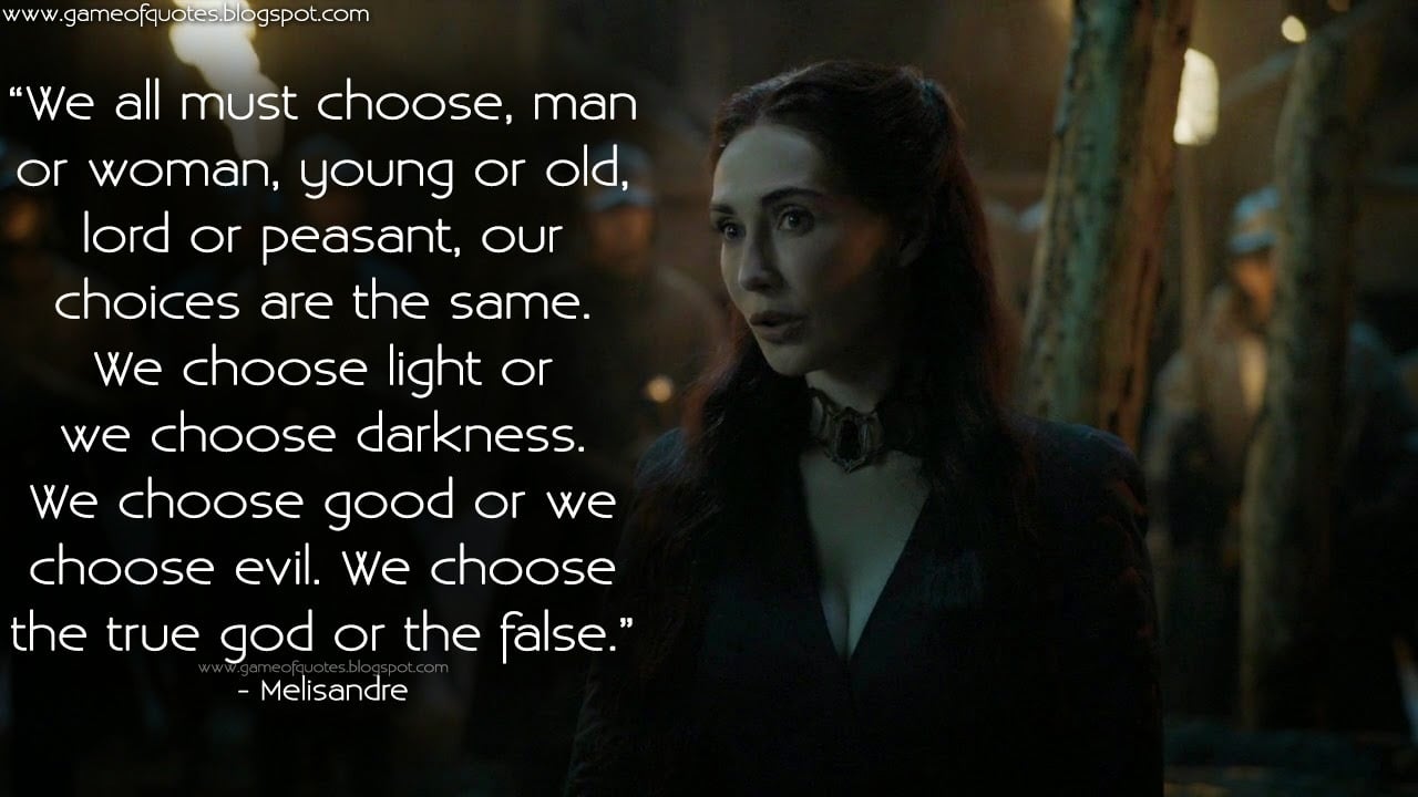 best melisandre quotes