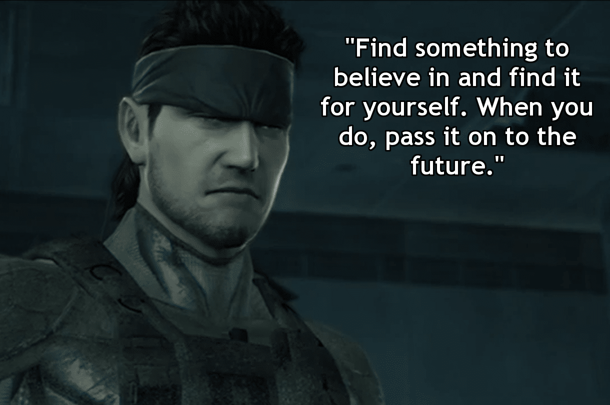 best metal gear quotes