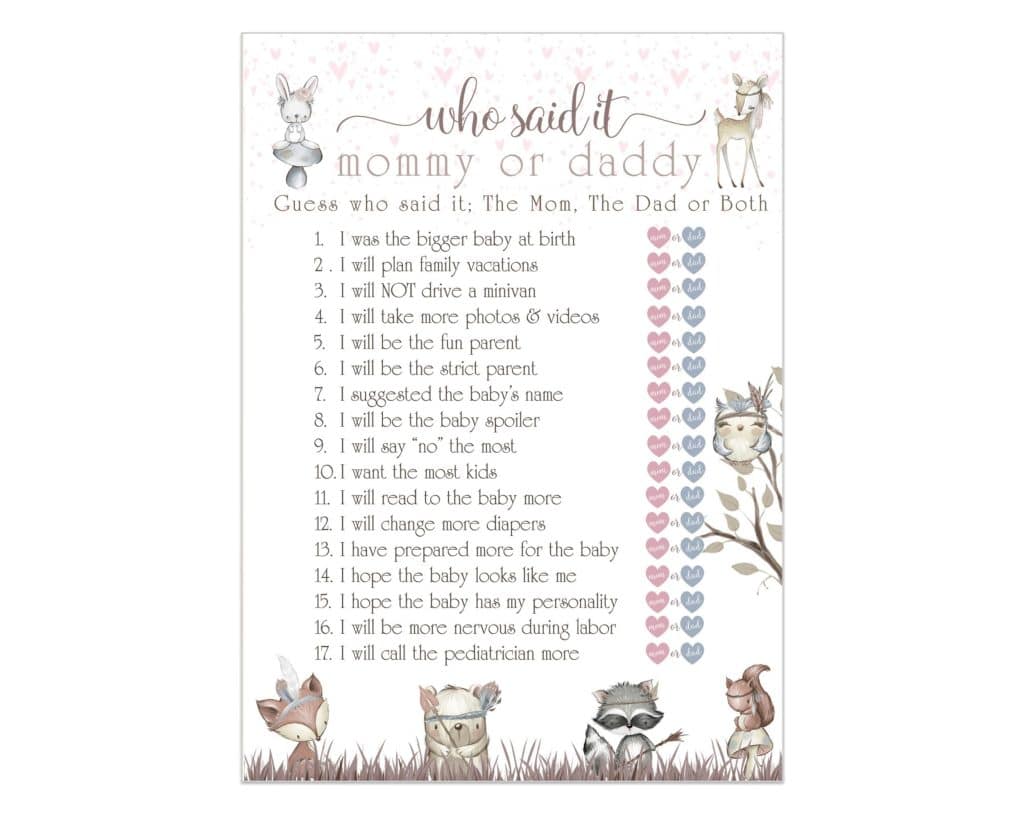 best mom or dad questions