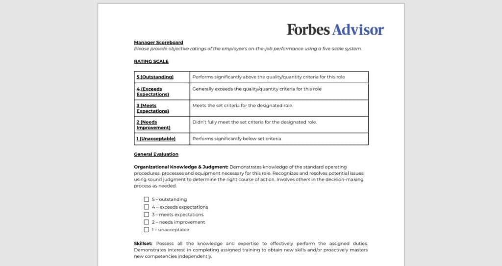 best monthly review questions