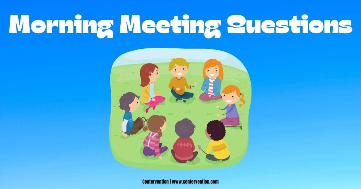 best morning meeting questions for kids