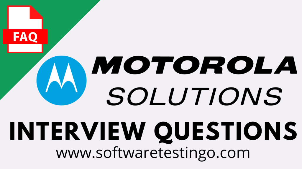 best motorola solutions interview questions