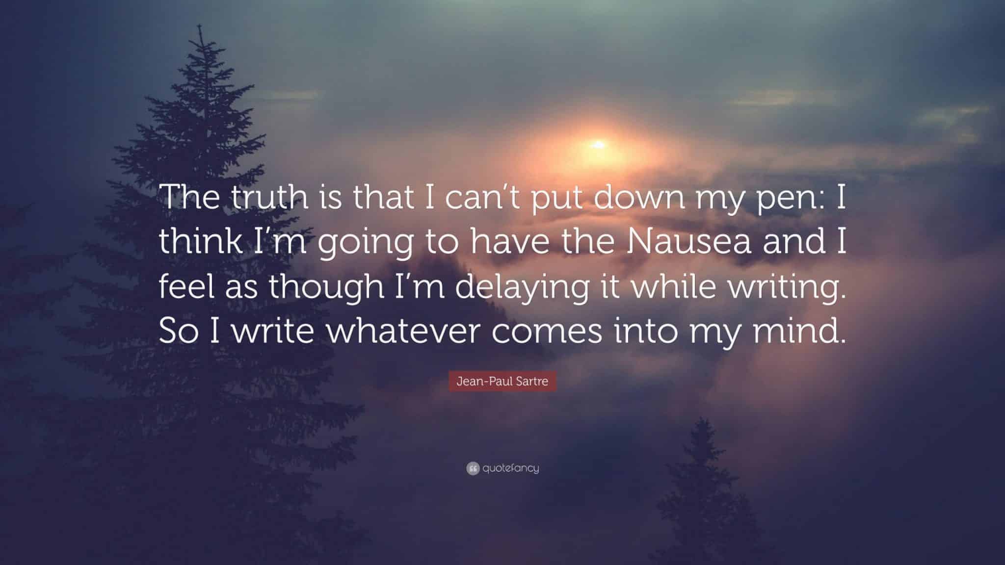 best nausea sartre quotes scaled