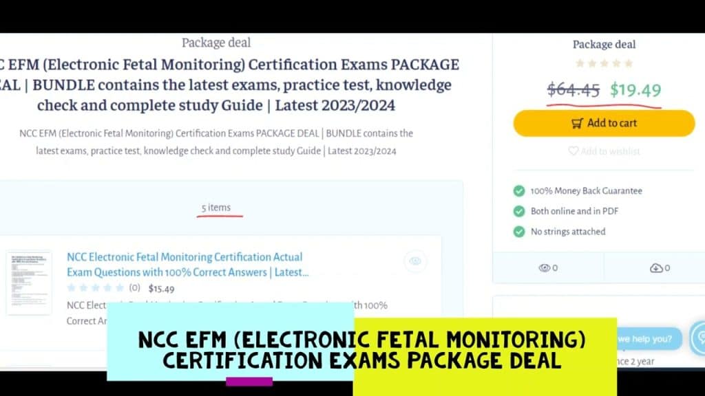 best ncc fetal monitoring exam practice questions