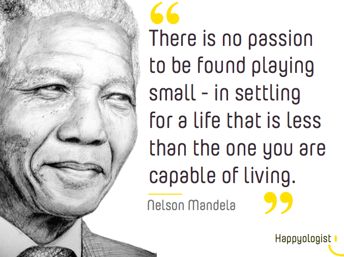 best nelson mandela quotes playing small
